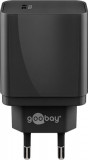 Incarcator retea Goobay, 1x USB-C, incarcare rapida, PD, 18W, negru