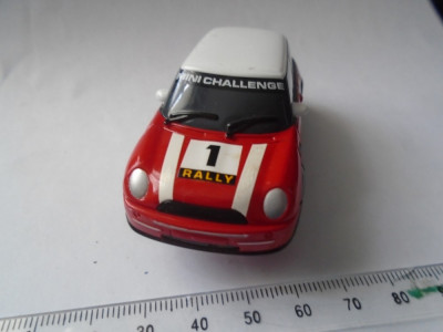 bnk jc Micro Scalextric Mini Cooper 1/64 Hornby slot car foto
