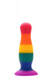 Dop Anal Colourful Silicon Lichid 12.5 cm Colourful Love, DREAM Toys