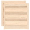 Usi de dulap design lambriu 2 buc. 61,5x59,4 cm lemn masiv pin