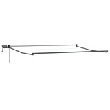 vidaXL Cadru copertină retractabil electric Antracit 5 x 3 m Aluminiu 42024208