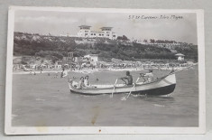 CARMEN SYLVA ( EFORIE SUD ) , PLAJA , CARTE POSTALA ILUSTRATA , MONOCROMA, CIRCULATA , DATATA 1939 foto