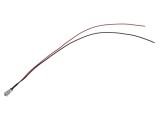 Lampă LED convexă verde 2,1VDC &Oslash;6mm BIVAR