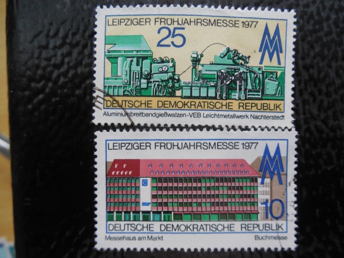 DDR-TARGUL LEIPZIG-SERIE COMPLETA-STAMPILATE