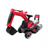 Cumpara ieftin Excavator electric pe baterie cu muzica si lumini LED C3 R-Sport - Rosu