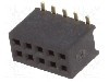Conector 10 pini, seria {{Serie conector}}, pas pini 1.27mm, CONNFLY - DS1065-05-2*5S8BS