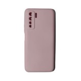 Husa protectie Flippy compatibila cu Huawei P40 Lite 5G Liquid Silicone Case Roz