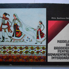 Modele de broderie pentru ornamentatie interioara cu DEDICATIA AUTOAREI + planse