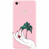 Husa silicon pentru Xiaomi Redmi Note 5A, Palm Tree