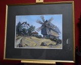 Neculai Ciochina (n.1933), pictor UAP Iasi - Celic Dere Tulcea - Pastel, Peisaje, Realism