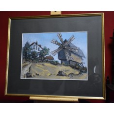 Neculai Ciochina (n.1933), pictor UAP Iasi - Celic Dere Tulcea - Pastel