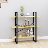 Cumpara ieftin Bibliotecă cu 3 rafturi, 100x30x105 cm, lemn masiv de pin