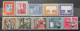 Saarland (Germania Sub Administrație Federală) 1957 Colecție / Lot Anual Aniversar și Comemorativ de 10v Neștampilat - AL1, Stampilat