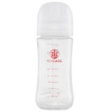 Biberon din sticla borosilicat 240 ml KidsCare cu tetina din silicon for Your BabyKids