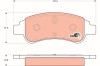 TRW GDB1563 COTEC set placute frana,frana disc