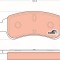 TRW GDB1563 COTEC set placute frana,frana disc