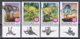 Centrafricana 2020 - Animale preistorice - Dinozauri, Serie cu Tabs, MNH