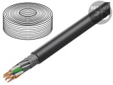 Cablu S/FTP 4x2x26AWG 7 litat Cu FRNC HARTING negru &Oslash;7,1mm
