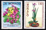 MONACO 1974, Flora, serie neuzată, MNH, Nestampilat