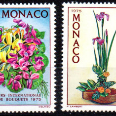 MONACO 1974, Flora, serie neuzată, MNH