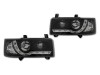 Faruri Tuning VW Transporter T4 Multivan 90-03 BestAutoVest Negre DRL H1+H1