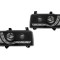 Set faruri tuning VW Transporter (T4) Multivan 07.1990-03.2003 BestAutoVest partea Dreapta+Stanga daytime running light, tip bec H1+H1, negru-transpa
