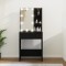 Gossi masa de toaleta cu led, negru, 60x40x140 cm