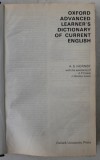 OXFORD ADVANCED LEARNER &#039;S DICTIONARY OF CURRENT ENGLISH by A.S. HORNBY , 1977