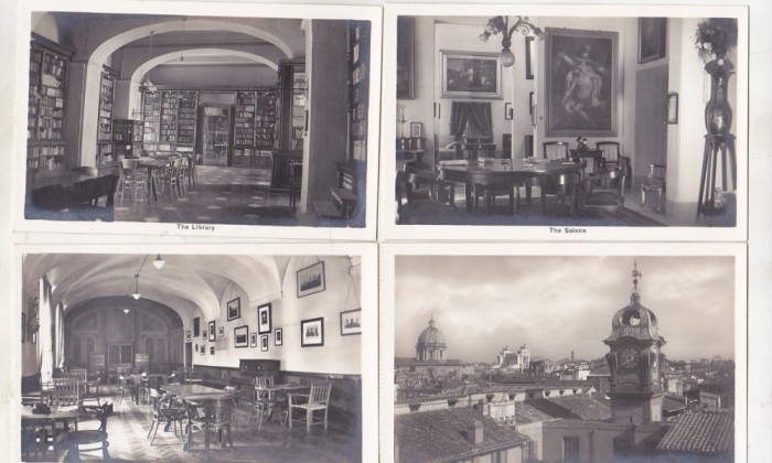 bnk cp Italia - Roma - Colegiul englezesc - 18 cp necirculate - 1935