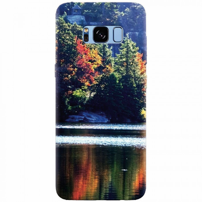 Husa silicon pentru Samsung S8, Lake Minnewaska Autumn