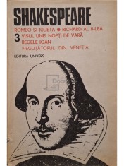 William Shakespeare - Opere complete, vol. 3 (Editia: 1984) foto