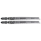 Set 2 lame pentru fierastrau pendular pentru lemn, 116 mm, 8-12 TPI, Raider