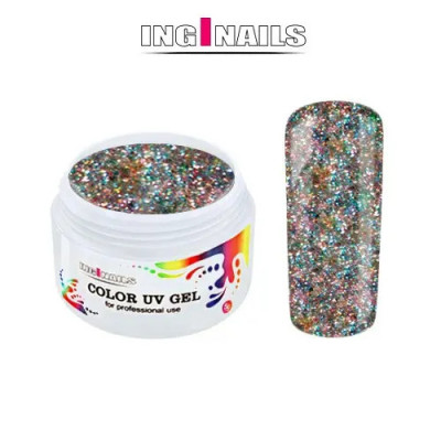 Gel UV colorat Inginails 5g &amp;ndash; Hologram Glitter foto