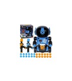 Set robot cu pistoale de jucarie, 24 bile, Plastic/Spuma EVA, 26 x 19 x 14.5 cm, Multicolor, 3+, Oem