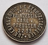 Germania, Regatul Prusiei - Wilhelm II , Petrecere aniversară comemorativă 1899