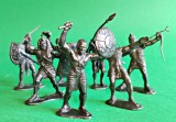 Figurine seria antichitate 7 cm 12 bucati comunism rusi URSS CCCP Ceaușescu