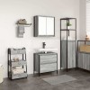 VidaXL Set mobilier de baie, 2 piese, gri sonoma, lemn prelucrat 3328367