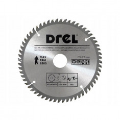 Disc circular vidia, 60 dinti, 180 mm, Drel