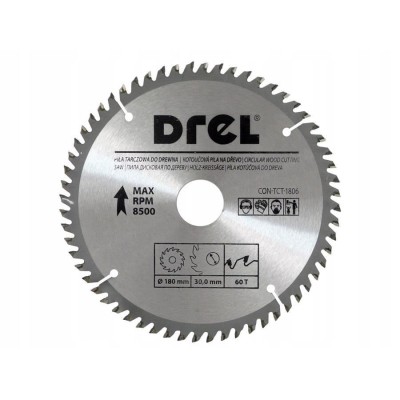 Disc circular vidia, 60 dinti, 180 mm,&amp;nbsp;Drel foto