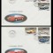 1999 Romania - 2 FDC Automobile Ferrari LP 1499, masini sportive de lux