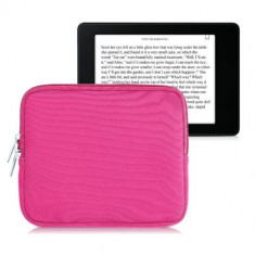 Husa universala pentru eBook Reader de 7 inch, Kwmobile, Roz, Textil, 57397.77 foto