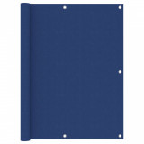 Prelată balcon albastru 120x400 cm țesătură Oxford, vidaXL