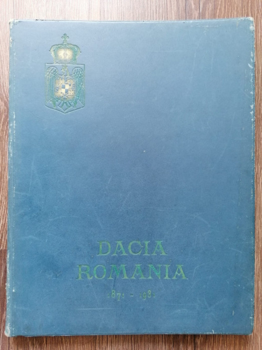 Album jubiliar 60 de ani Societatea Asigurari DACIA ROMANIA Bucuresti 1871-1931