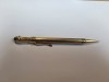 Creion mecanic vintage german DRP placat aur, Art Deco, email albastru, anii 1930 &ndash; colecție