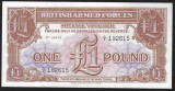 MAREA BRITANIE - BRITISH ARMED FORCES / FORTELE ARMATE BRITANICE , SERIA a 3 - a , 1 POUND 1956 , P - M29 , UNC , necirculata