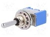 Intrerupator basculant, 3 pozitii, mod comutare (ON)-OFF-(ON), SP3T, MIYAMA - MS-500E-B