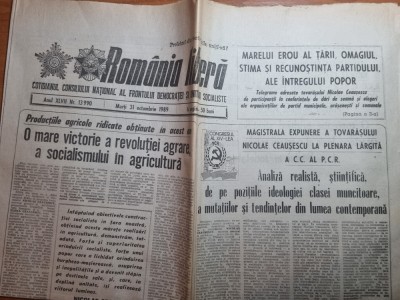 romania libera 31 octombrie 1989-com. petresti dambovita foto