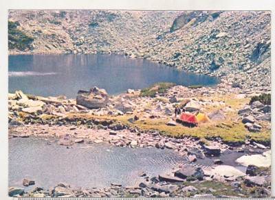 bnk cp Lacurile Rosii ( Parang ) - Vedere - necirculata - marca fixa foto