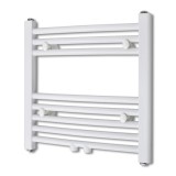 Radiator baie prosoape &icirc;ncalzire centrala 480x480 mm conector lateral GartenMobel Dekor, vidaXL