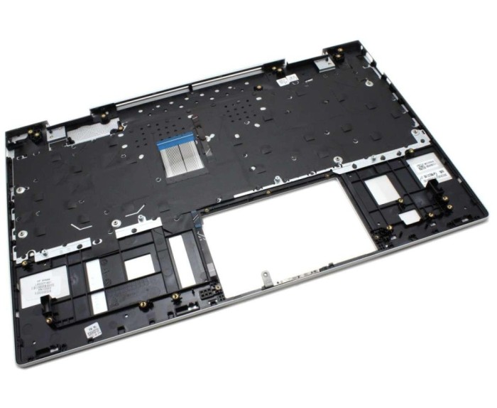 Tastatura HP Argintiu Envy X360 15-ED Argintie cu Palmrest iluminata backlit, Envy X360 15T-ED Argintie cu
